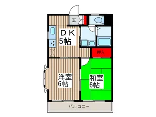 グランシャリオ【2階】の間取り