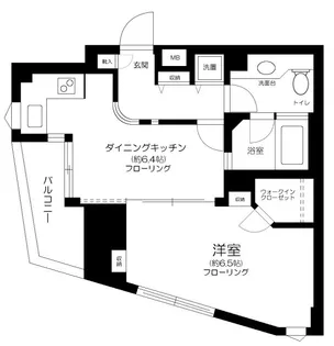 イトーピア大森山王アルヴェ【7階】の間取り