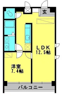 ハイブリッジ湘南III【6階】の間取り