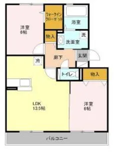 アネシス 壱番館【3階】の間取り