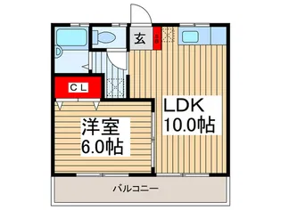 ア-バンライフ【1階】の間取り