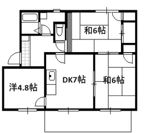 中山台アクシア【1階】の間取り