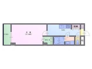 WEL SEASON(ウエル シーズン)【3階】の間取り