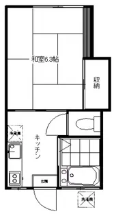 南生田ハイツ【1階】の間取り