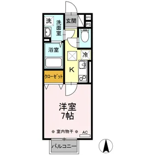 セジュールI【2階】の間取り