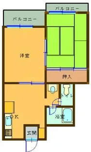 ドエリング前田【2階】の間取り