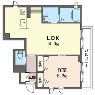 Maison de K.T【1階】の間取り