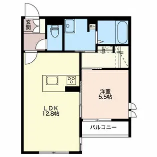 Chops(チョップス) 201【2階】の間取り