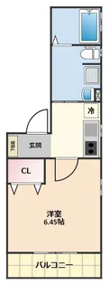 ボナール ド リフル【4階】の間取り