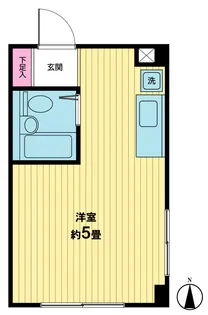 ハイム駒場【2階】の間取り