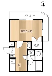 グランデ広尾【1階】の間取り