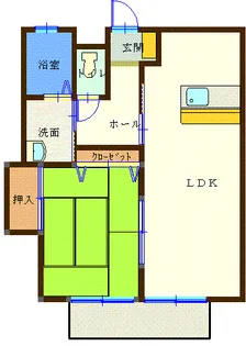 ソレイユ【2階】の間取り