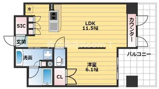 プライムアーバン堺筋本町【12階】の間取り