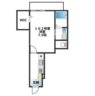 カーサヴェルデ【1階】の間取り