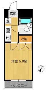 サニーコーポ駿河台【2階】の間取り