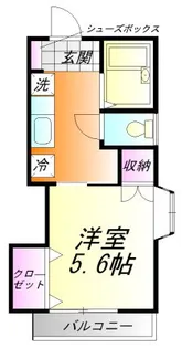 ヤマミチハイツ【1階】の間取り