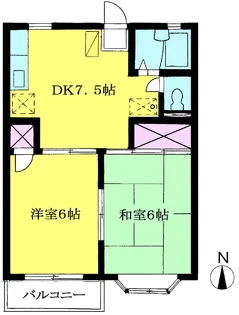 ブリリアントさがみ野【1階】の間取り
