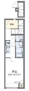 クレイノ塩津【2階】の間取り
