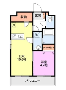 新潟県新潟市中央区米山3【マンション】の間取り