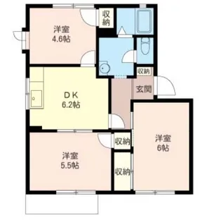 アルカサルII【1階】の間取り