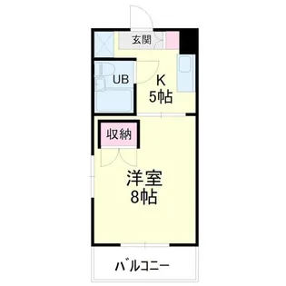 ジュネス陽向【3階】の間取り