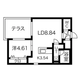 HARMONIA(ハルモニア)【1階】の間取り