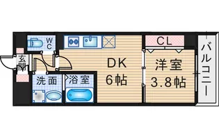 ウインズコート緑地パーク【1階】の間取り