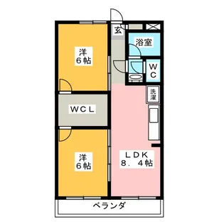 第3太田コーポ【3階】の間取り