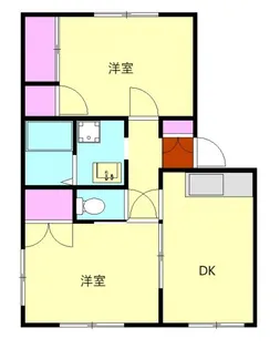 ボタニカアパルトマンII【1階】の間取り