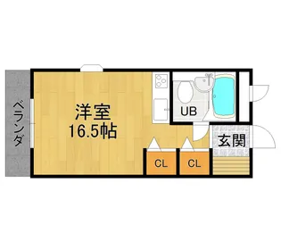 アパートメントハウスN・N【3階】の間取り