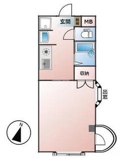 エル新大江【1階】の間取り