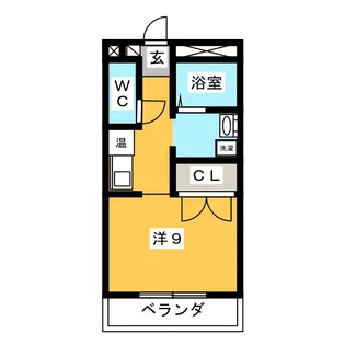 キャンパスサイド【3階】の間取り