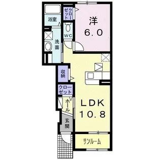 プリートIII【1階】の間取り