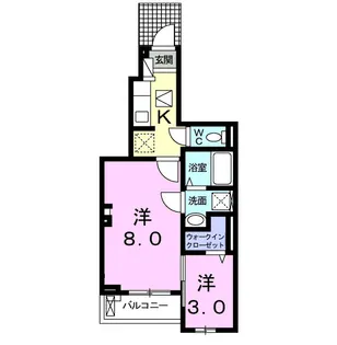 Takin Garden【1階】の間取り