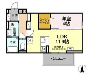 D-ROOMアプロ富士河口湖町II【2階】の間取り