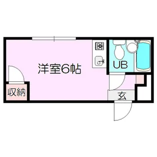 山口パレス【4階】の間取り