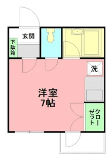 うさみハイツ【3階】の間取り