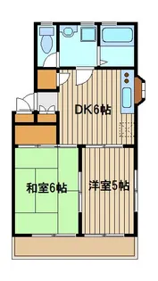 庭野ハイツ【1階】の間取り