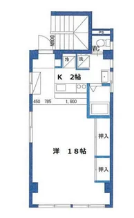 クライス日光目黒ビル【4階】の間取り