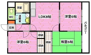 第8森本ビル【2階】の間取り