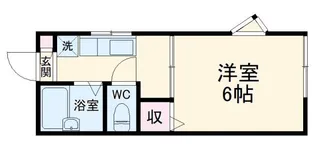 メゾンドグレイス【1階】の間取り
