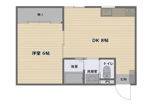 KSハイツ【1階】の間取り