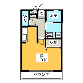 ドミールさつき【2階】の間取り