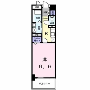 桜並木パークマンション【3階】の間取り
