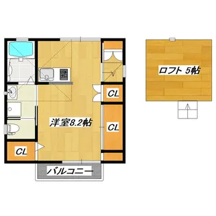 Woody Park【2階】の間取り