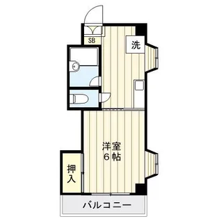 サンリバー西日暮里【10階】の間取り