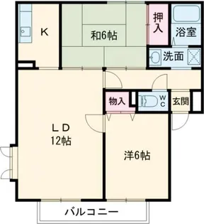 シャルムラポール【1階】の間取り