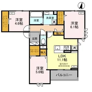 新潟県新潟市中央区女池3【アパート】の間取り
