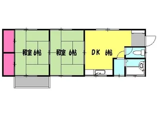 ペアシティ小田原【1階】の間取り