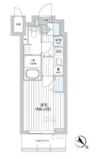 オーパスホームズ南行徳【14階】の間取り